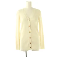 ミューズ ドゥーズィエム クラス MUSE de Deuxieme Classe 25SS DINER RIB Vネックカーディガン ニット 長袖 アイボリー /NR ■OS