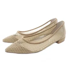 ルタロン Le Talon メッシュ パンプス ポインテッドトゥ 23cm 茶色