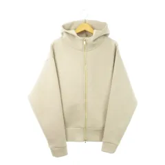 ナノユニバース nano universe テックダンボールダブルジップBIGパーカ スポンディッシュ オーバーサイズ 男女兼用 ユニセックス M ベージュ 675-4223301 /AH5 ■GY99