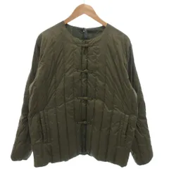 ビームスライツ BEAMS Lights TAION 別注 リバーシブル チャイナボタン インナーダウンジャケット L カーキ /FF