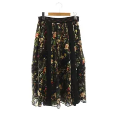 ミュラー オブ ヨシオクボ muller of yoshiokubo Ranch Piping Skirt スカート フレア ロング 36 ブラック /HK ■OSのサムネイル