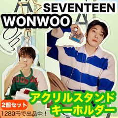 在庫最後！【ウォヌ】アクリルスタンド・アクリルキーホルダー★２個セット★SEVENTEEN・セブンティーン・セブチ★WONWOO