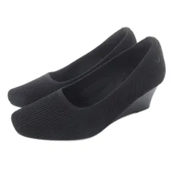 VIVAIA ビバイア ウェッジソール パンプス スクエアトゥ 36 黒