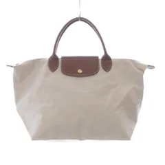 ロンシャン LONGCHAMP ルプリアージュ M トートバッグ ハンドバッグ ベージュ 茶色