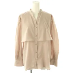 ジャスグリッティー JUSGLITTY 24AW 金ボタンレイヤードブラウス 長袖 1 グレイッシュピンク /HK ■OS