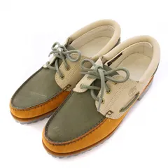 ティンバーランド Authentics 3EYE CLASSIC LUG WHEAT NUBUCK W GREEN オーセンティック 3アイレットクラシックラグヌバックウィートグリーン ローカットシューズ レースアップ 厚底 US9W 27cm 茶