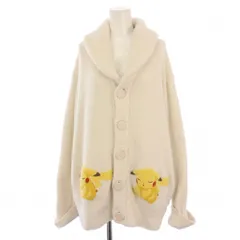 ジェラートピケ gelato pique 24AW ベビモコジャガードショールカーディガン 長袖 ピカチュウ S-M アイボリー PUNT234062 /BM