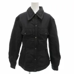フェンディ FENDI jeans ジャケット ブルゾン 40 黒 ブラック メッシュ切替 バックロゴ /FF ■GY19のサムネイル