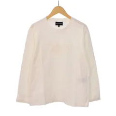 エンポリオアルマーニ EMPORIO ARMANI キッズ Tシャツ カットソー 長袖 ロゴ刺繍 12A 白 ホワイト ■SH ■FY