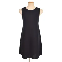 デイジーリンフォクシー DAISY LIN For FOXEY ノースリーブ ワンピース フレア ひざ丈 38 黒 ブラック 31932-DAOFX09K ■FY