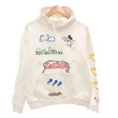 アディダス adidas Disney パーカー フーディ 2XL プルオーバー ミッキー 長袖 白 ホワイト /AE