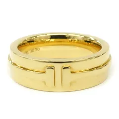 【栄】ティファニー Tツーナローリング AU750 K18YG ゴールド 6.5号 約8.0g ジュエリー レディース 小物 その他