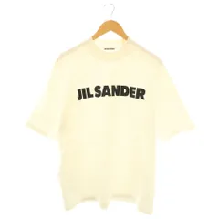 ジルサンダー JIL SANDER ロゴ Tシャツ カットソー 五分袖 ホワイト ブラック /DF ■OSのサムネイル