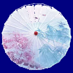 和風 コスプレ 番傘 仮装 踊り傘 ハロウィン 花柄 和傘 (02)