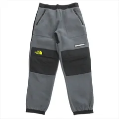 美品 ザノースフェイス THE NORTH FACE スティープテックフリースパンツ STEEP TECH Freece Pant イージー アウトドア ロゴ NA62002 XL グレー メンズ