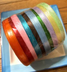 6ミリ幅サテンリボン22メートル× 10本