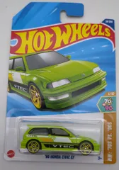 MATTEL HOTWHEELS HW:'70S VS. '90S 1/10 HYX90 '90 HONDA CIVIC EF/ライトグリーン 28/250
