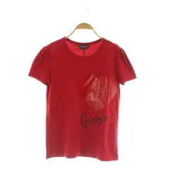 エンポリオアルマーニ EMPORIO ARMANI ハート Tシャツ カットソー プリント 42 レッド /MY ■OS