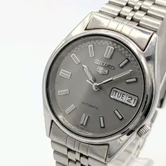 SEIKO SEIKO5 7S26-6000 Watch Automatic Men's Silver Round Day-Date Y2K 00S Vintage セイコー セイコー5 時計 自動巻き メンズ ラウンド デイデイト ヴィンテージ 稼働品