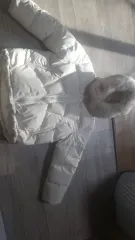 ナイスクラップ アイボリー ファー フード ダウン