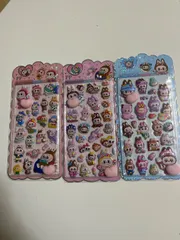 ラブブおしりぷりぷりシールとラブブぷにぷにシール　全8種セット