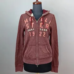 HOLLISTER　Мサイズ　フルジップパーカー　フーディー　SURF TEAM 1922　Y2K　ホリスター