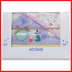 1485009200 선물 생일 어머니의 날 핸드 타월 1장/페이스 타올 1장 MM-9820 블룸 파티 무민 이사 MOOMIN 인사 수건 선물 丸眞