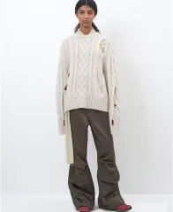 パルティメント ウィメンズ カットアウト ニット アイボリー