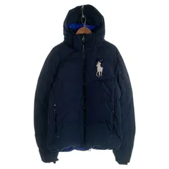 POLO RALPH LAUREN ポロ ラルフローレン ビッグポニー ダウンジャケット フード ネイビー Size XL