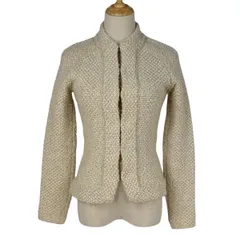 2026年最新】シャネル白ノーカラージャケットの人気アイテム - メルカリ