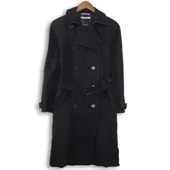 Paul Smith Women ポールスミスウィメン 秋冬★ 裏地ドット トレンチコート Sz.42 レディース 黒 日本製