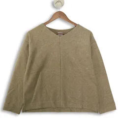 URBAN RESEARCH DOORS アーバンリサーチ 秋冬★ Vネック リブ プルオーバー ニット セーター Sz.One レディース