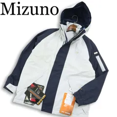 【新品 未使用】 Mizuno ミズノ 秋冬 リバーシブル ダウン ベスト ライナー★ 防風 フーディー ジャケット Sz.S メンズのサムネイル