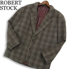 極美品/希少 AUSTIN REED エルボーパッチ ツイードジャケット 胡桃釦 