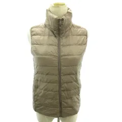 ユニクロ UNIQLO 美品 ウルトラライトダウンジャケット ベージュ S