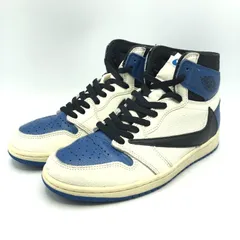 【中古】Travis Scott × fragment design × Nike Air Jordan 1 Retro High OG SP 