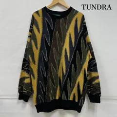 ヴィンテージ TUNDRA ツンドラ 3D クルーネック ニット セーター ヴィンテージ カナダ製 メンズ L ISItems【USED】【古着】【中古】50150752