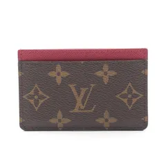 LOUIS VUITTON ルイ・ヴィトン ポルト カルト サーンプル モノグラム フューシャ カードケース