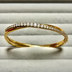 SWAROVSKI スワロフスキー Hyperbola バングル M    ＊c0606