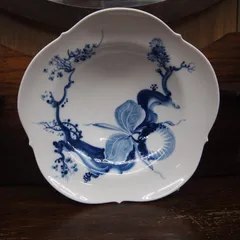 極上 未使用 マイセン ブルーオーキッド レースプレート 24cm 極上 未