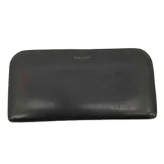 サンローランパリ SAINT LAURENT PARIS ロゴプリント ラウンドファスナー レザーウォレット メンズ 表記無 