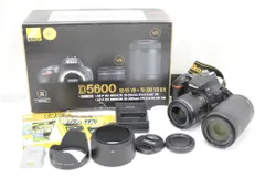 【返品保証】 【シャッター回数8897回】ニコン Nikon D5600 AF-P DX NIKKOR 18-55mm F3.5-5.6G VR 70-300mm F4.5-6.3G ED VR デジタル一眼  e5435