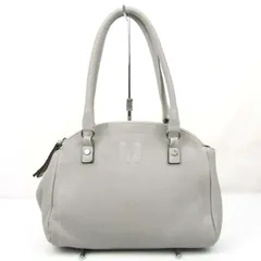 ユーバイウンガロ ハンドバッグ レザー トートバッグ 鞄 カバン ブランド レディース グレー U by ungaro 【中古】