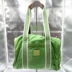 COACH コーチ ミニボストン ボストンバッグ 緑 グリーン ハンプトンズウィークエンド サッチェル