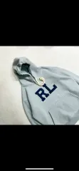 ポロ RL ロゴ フーディー Tシャツ グレー