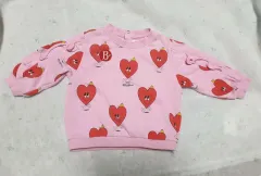 BEBE DE PINO ベベデピノ ハート キャラクター スウェット Tシャツ 90