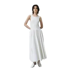 [グレースコンチネンタル] ドレス ｱﾒｽﾘﾆｯﾄｷﾞｬｻﾞｰﾜﾝﾋﾟｰｽ レディース 01 ホワイト