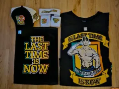 wwe ジョン・シナ 引退ツアー Tシャツ + 帽子 リストバンド セット