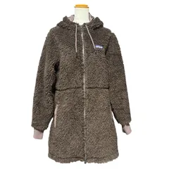 パタゴニア Patagonia ダスティメサパーカー ボアコート 長袖 ロゴ 茶色 ブラウン S