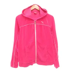 プーマ PUMA パーカー フーディ L ジップアップ パイル ピンク /AE ■GY59